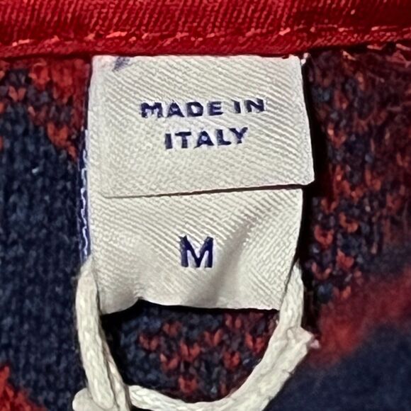 NWT! Burberry Abstract Rose Fleece Hoodie Blue Red Heavy Duty Medium MSRP $1350! - Picture 8 of 11